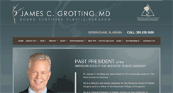 Desktop Screenshot of grottingplasticsurgery.com